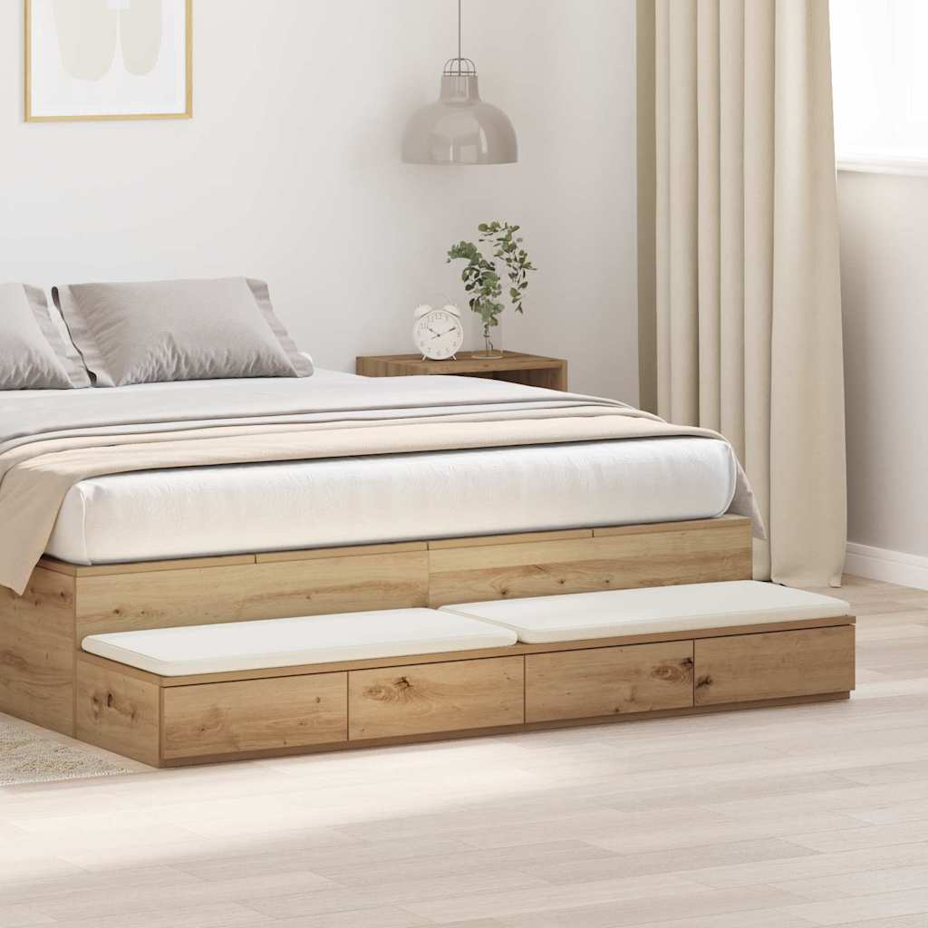 Bettschubladen Artisan-Eiche 160 x 36.5 x 16.5 cm Holzwerkstoff
